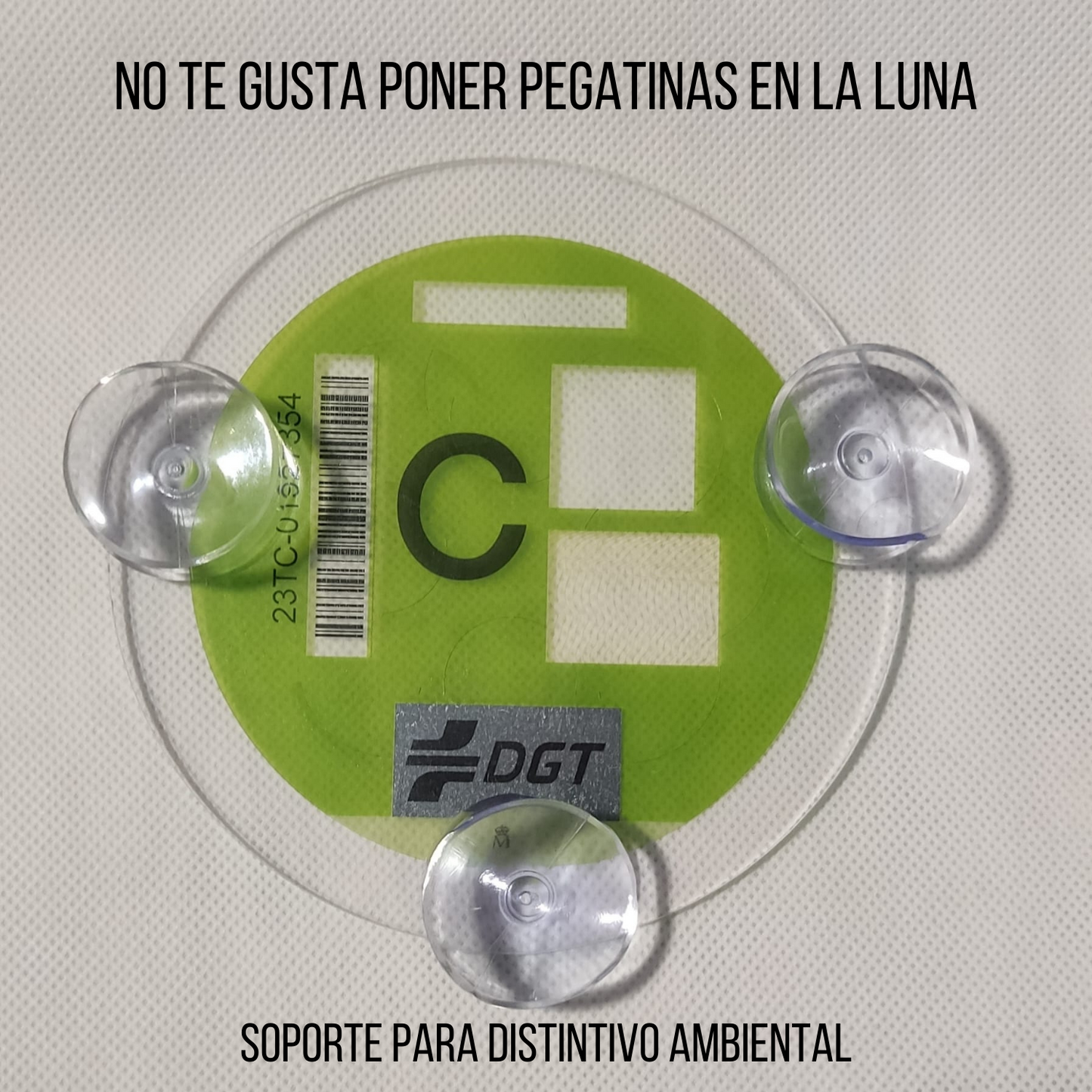 SANGOMOTOR Pegatina Distintivo Medioambiental Homologada DGT Coche o Moto