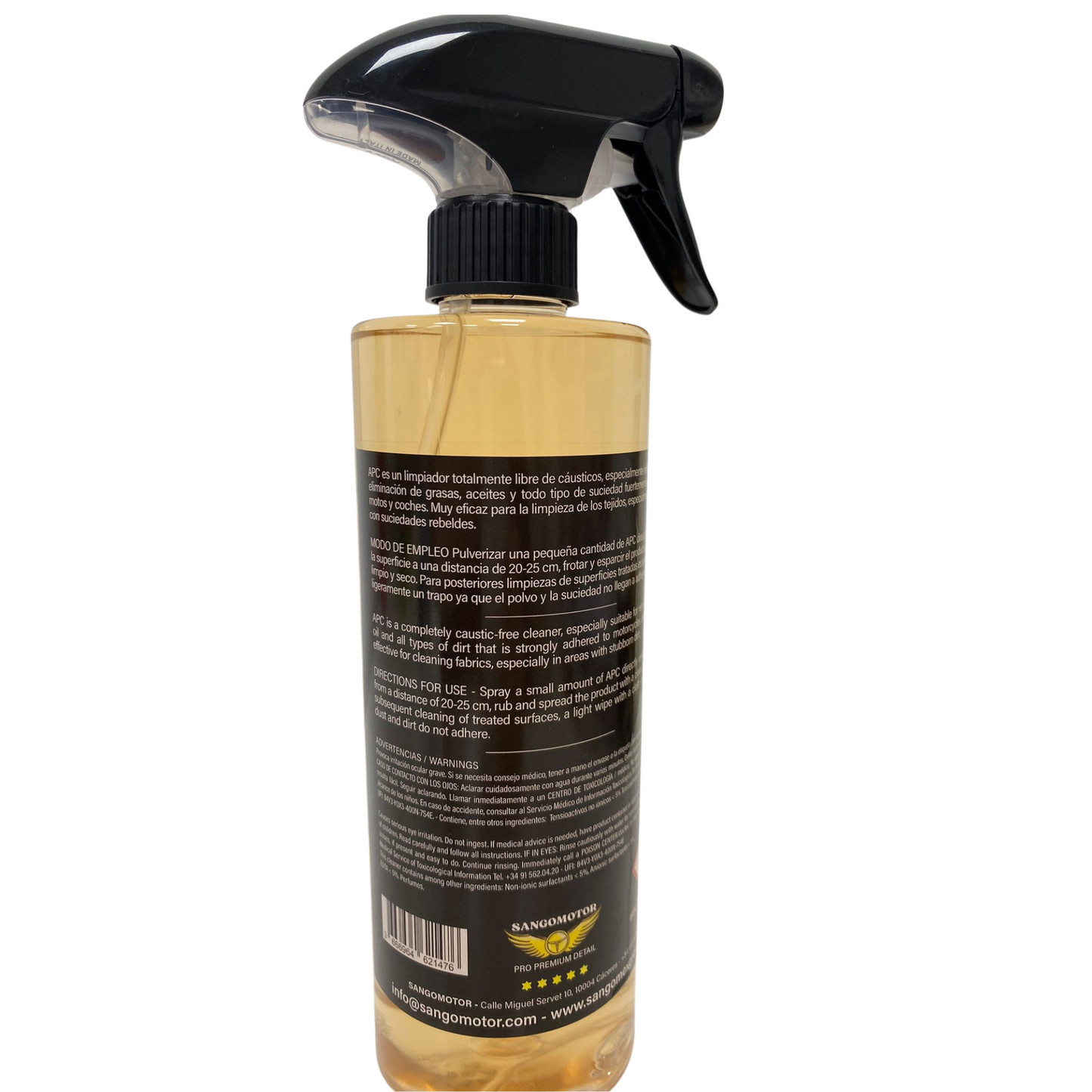 Limpiador APC Multiusos Todo En Uno. | Limpiador Multiusos Profesional para Interior y Exterior | Alta Concentración – Ideal para Tapicería, Plásticos, Motor, Llantas