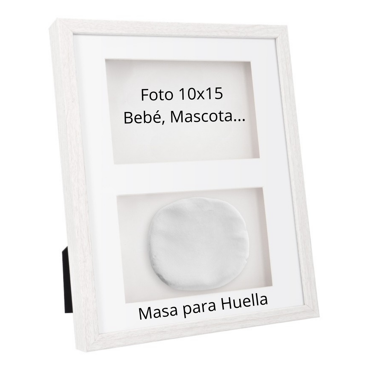 Portafotos Huella Mascota Bebé en Madera Hogar y Decoración en SANGOIMPRESS