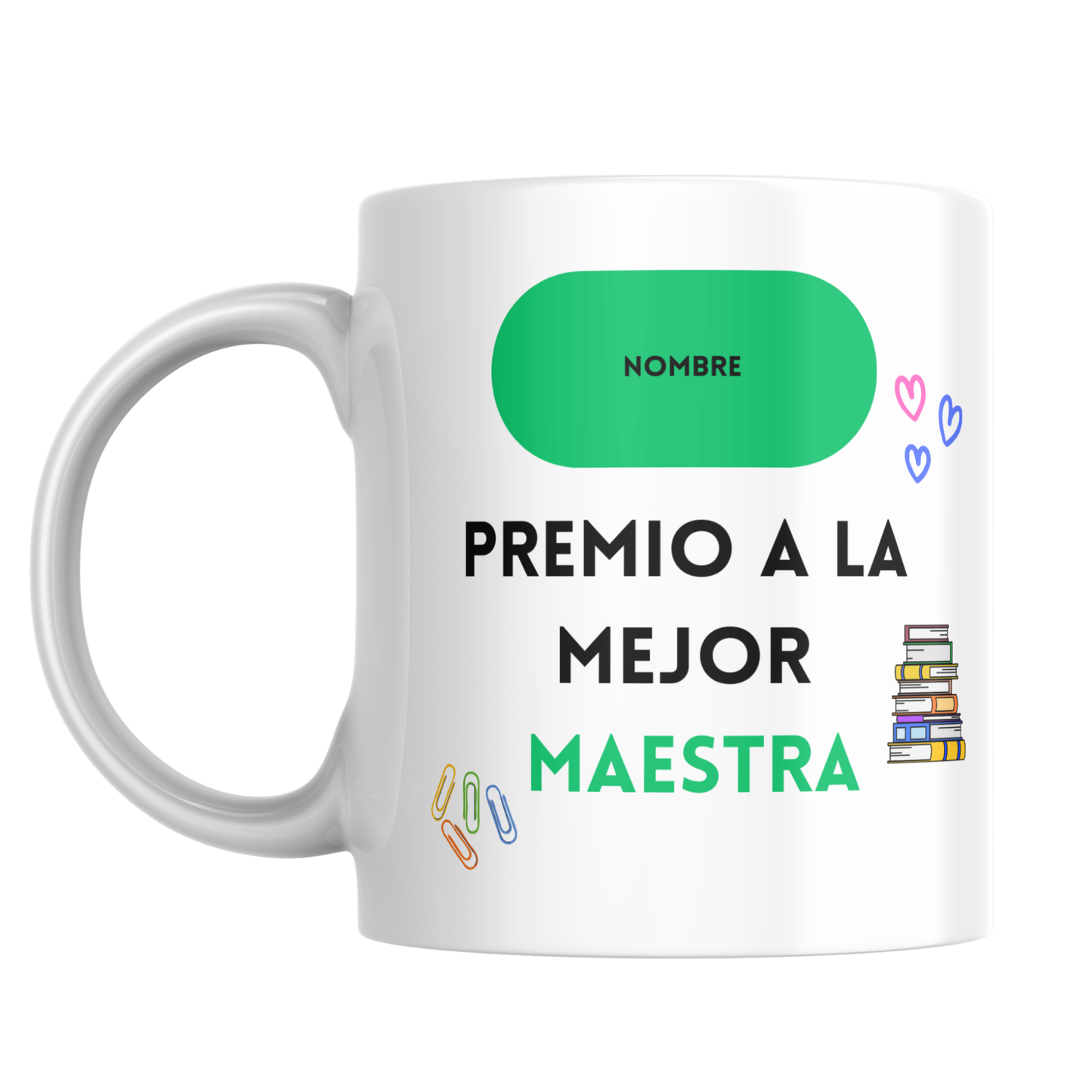 Tazas Personalizadas con Nombre – Mejor Maestro, Maestra, Profesor o Profesora