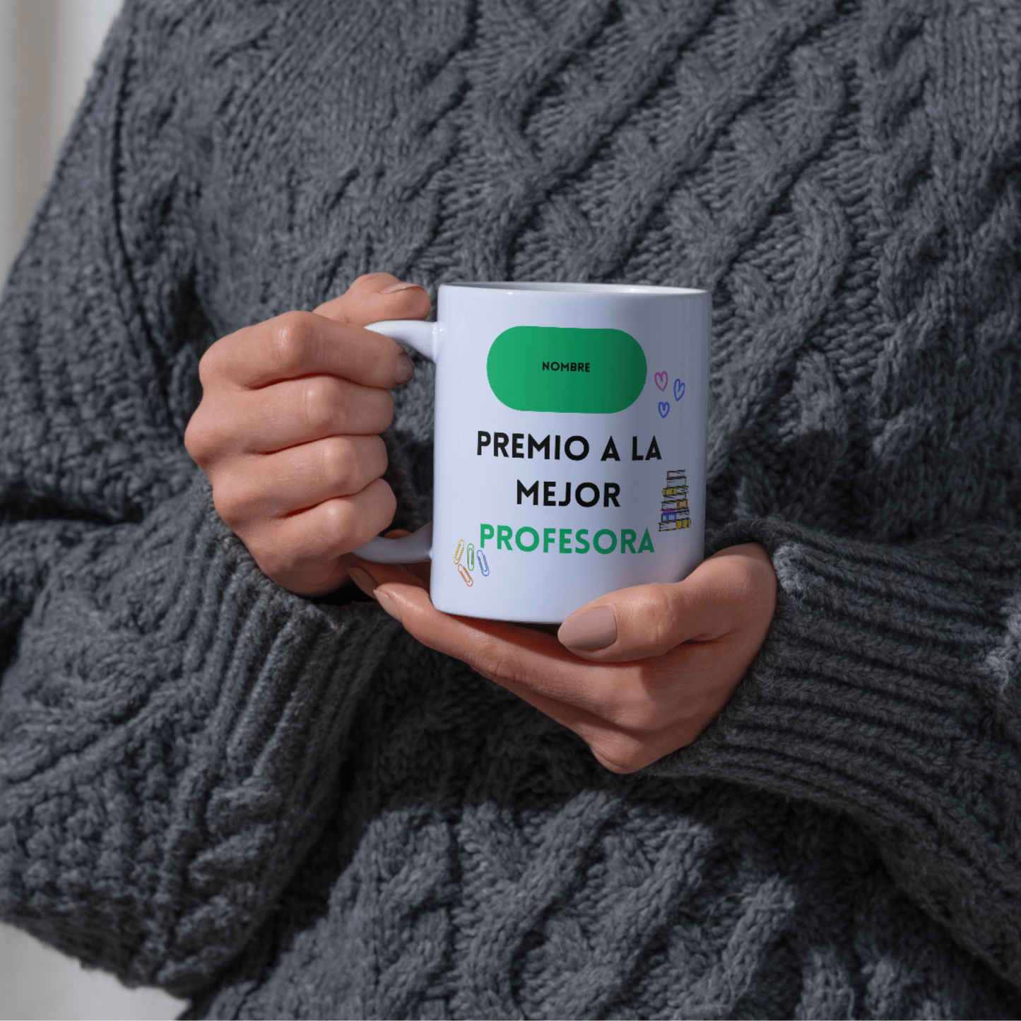 Tazas Personalizadas con Nombre – Mejor Maestro, Maestra, Profesor o Profesora