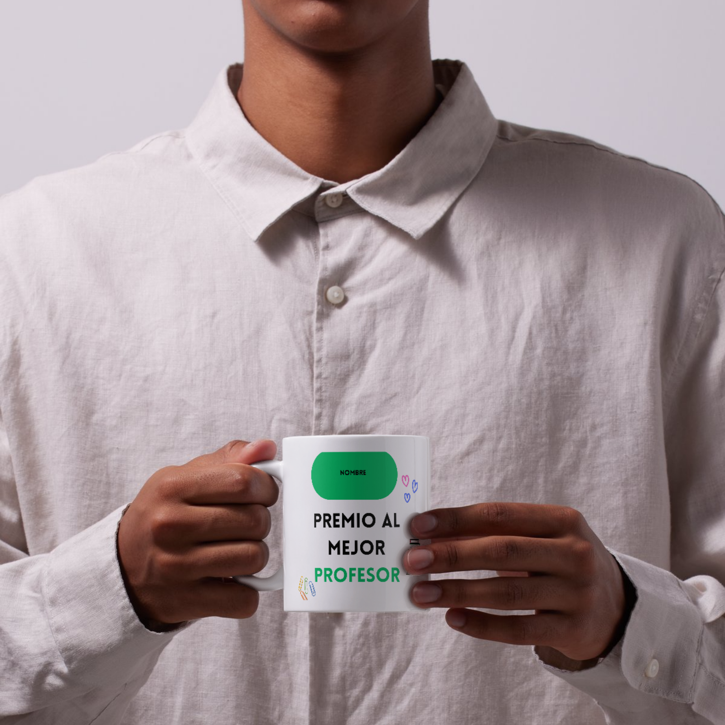 Tazas Personalizadas con Nombre – Mejor Maestro, Maestra, Profesor o Profesora