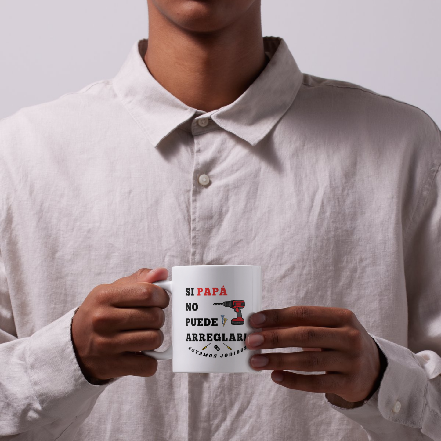 Taza peronsalizada para papá. Regalo original para tu padre.