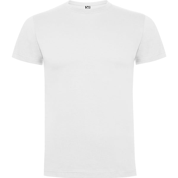SANGOIMPRESS Pack 5 Camisetas Roly Dogo Premium Blancas Sin Personalizar