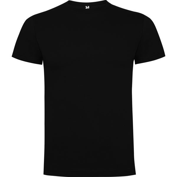 SANGOIMPRESS Pack 5 Camisetas Roly Dogo Premium Negras Sin Personalizar