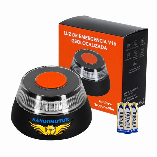 Baliza V16 Geolocalizada Luz de Emergencia
