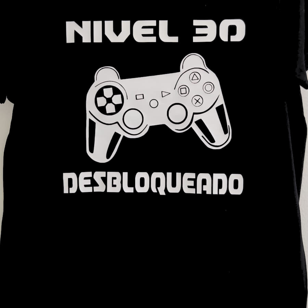 SANGOIMPRESS Camiseta Gamer Años Totalmente Personalizada A Elegir Años.