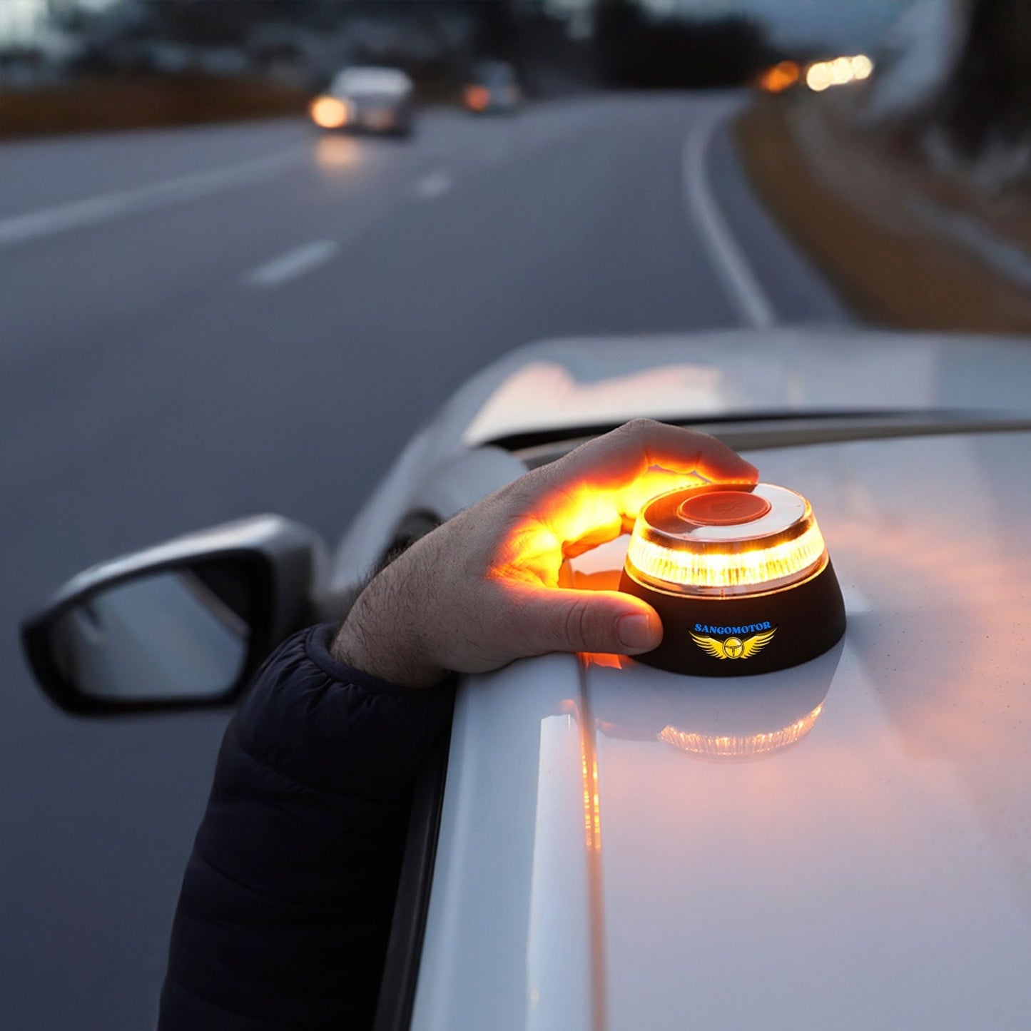 Baliza V16 Geolocalizada Luz de Emergencia