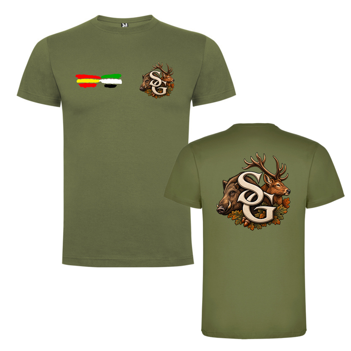 Camiseta de Caza y Pesca Personalizada | SANGOIMPRESS