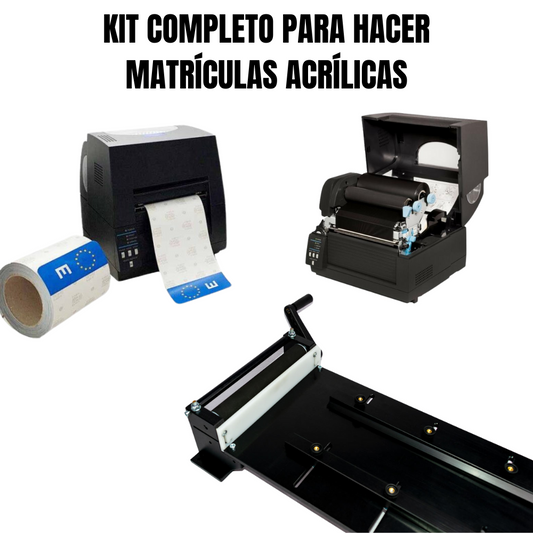 Máquina Fabricar Matrículas Acrílicas